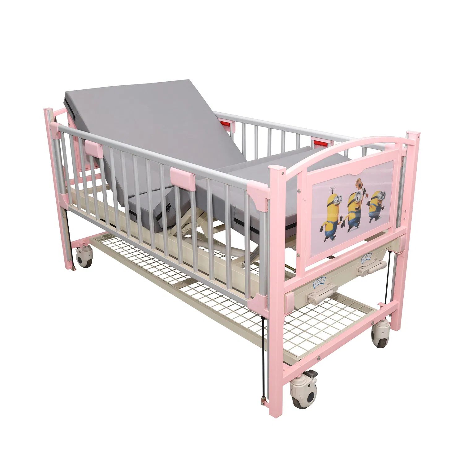 Pink One Function Medical Children Pediatric Hospital Bed