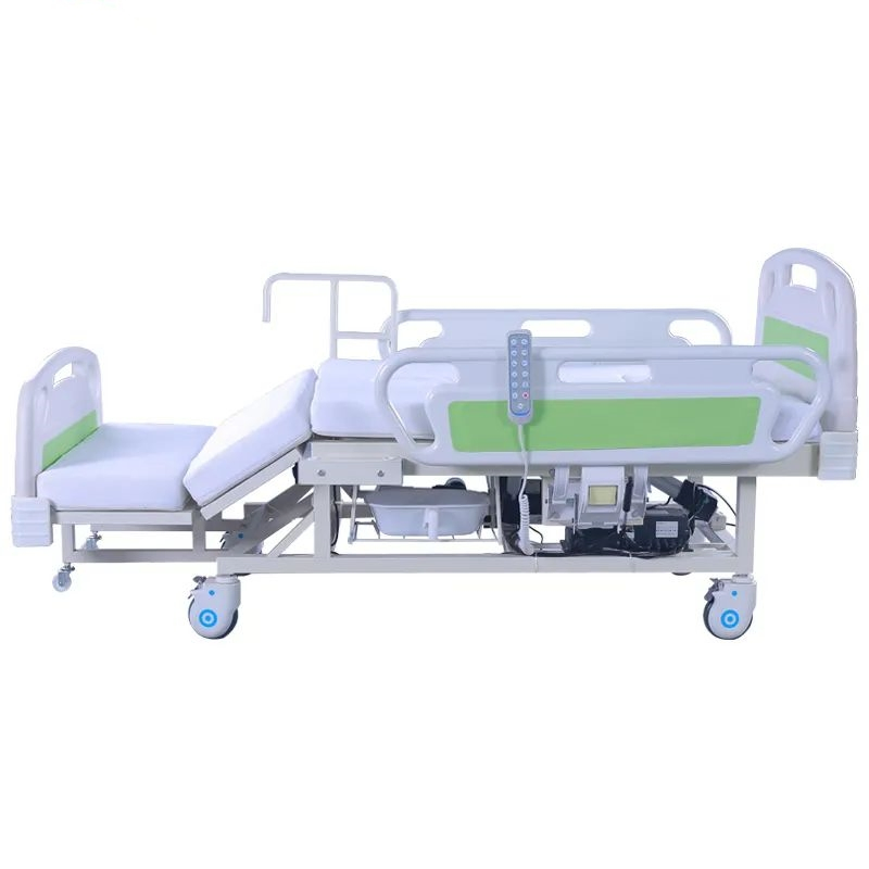 Homecare Hospital Medical Bed with Toilet Folding Electric Column ICU Bed with Scale Hospital Equipment List