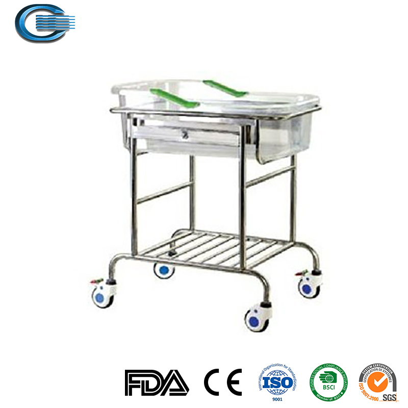 Huasheng Medical Hydraulic Medical Furniture Patient Trolley Stainless Steel Stretcher Trolley Prices