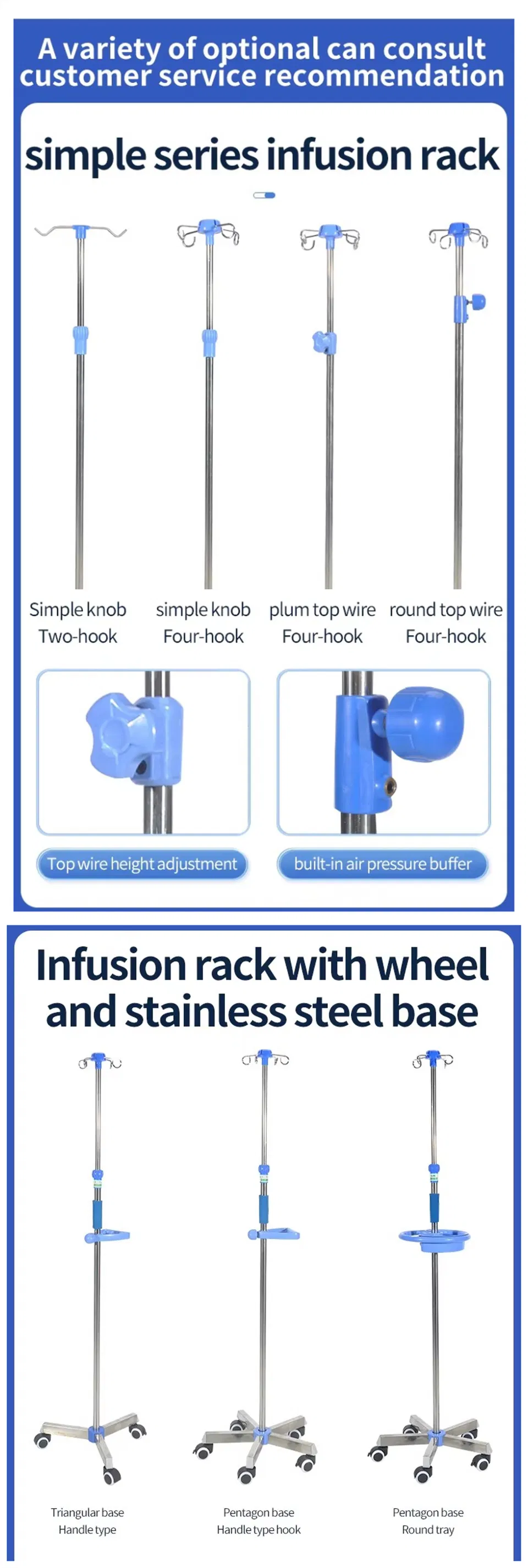 Medical Drip Stand Details 2