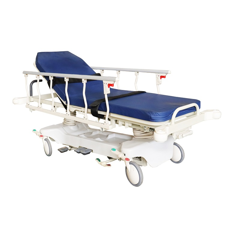 High-Quality Hydraulic Hospital Equipment Medical Equipment Patient Transfer Strecher Trolley