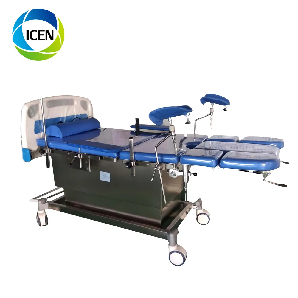 in-T502-C Hospital Electric Delivery Bed Price Medical Obstetric Table for Woman Birthing