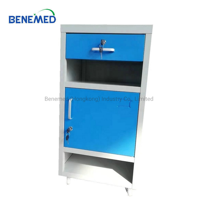 Hospital Medical Bedside Locker ABS Plastic Bedside Cabinet Bm-C0528