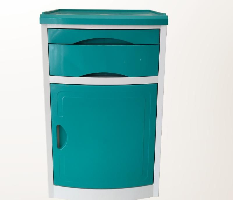 Hospital Bedside Cabinet with Drawers for Medical Storage