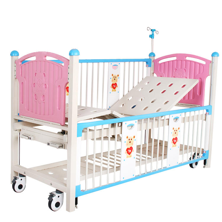 Portable Casters Newborn Medical Crib Steel Nursing Kids Pediatric Bed Babies Children Hospital Bed