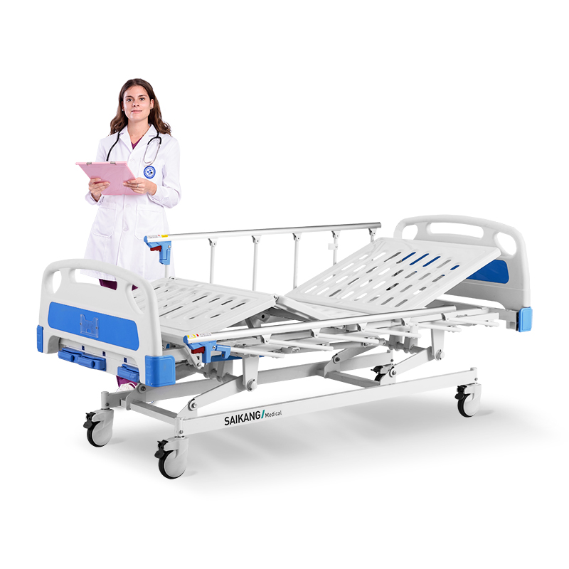 A3w Manual Three Crank Medical Hospital Pediatric Bed