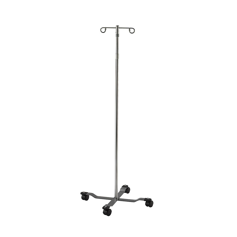 High Quality Medical Center Hospital Bed Stainless Steel Adjustable Infusion Stand IV Pole Machine