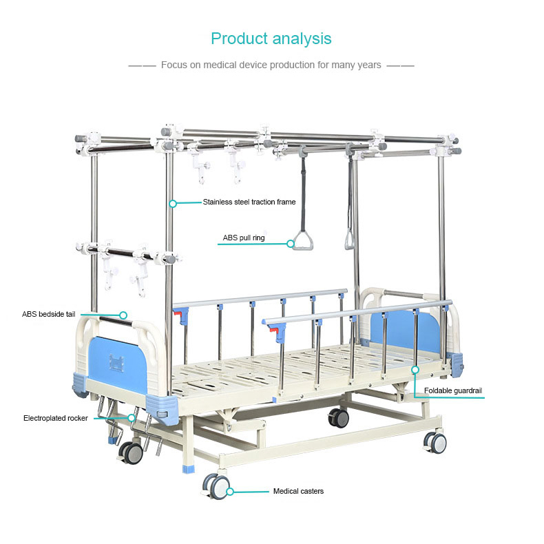 Medical Orthopedic Traction Bed Equipment Hospital Bed Physiotherapy Equipment