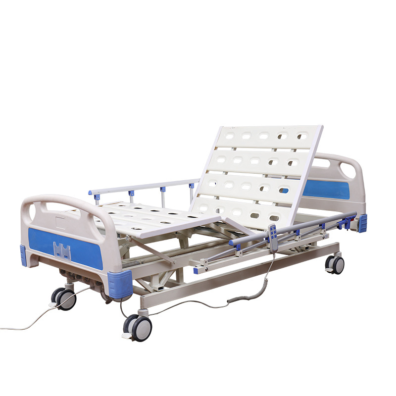 Medical Furniture ABS Double-Crank Manual Care Bed ICU Nursing Hospital Bed for Patients