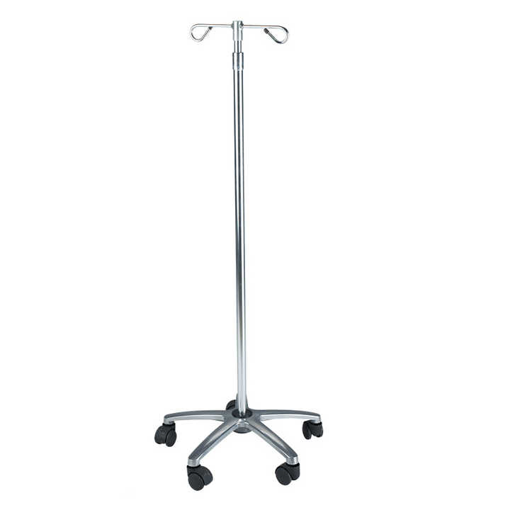 Flexible Drip Hook IV Pole Height Adjustable Infusion Hospital Furniture IV Stand