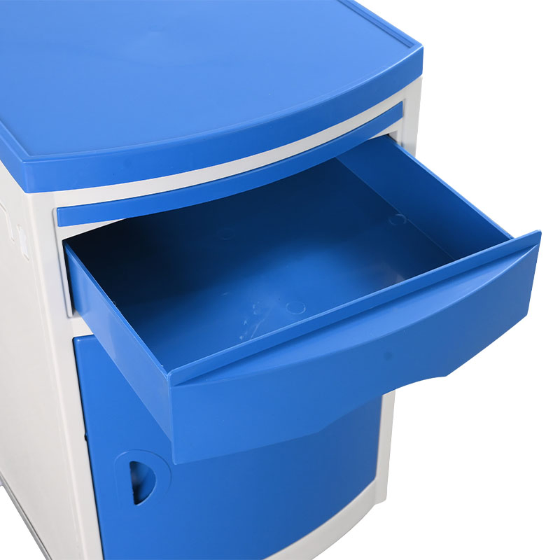 ABS Plastic Medical Storage Nightstand Hospital Bedside Locker Cabinet Manufacturer
