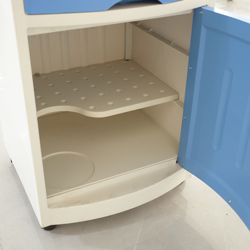 Factory Wholesale Medical Hospital Bedside Locker with Casters Mobile Bedside Cabinet