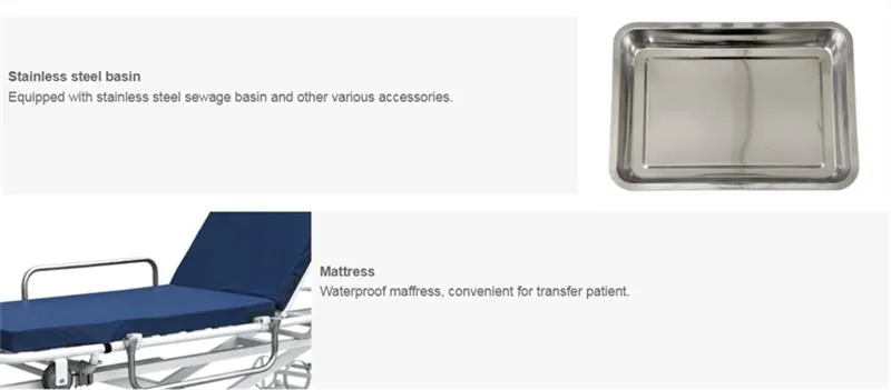 Hydraulic Transport Patient Trolley