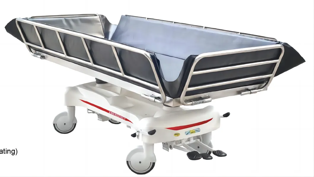 Hydraulic Hospital Patient Bathing Trolley