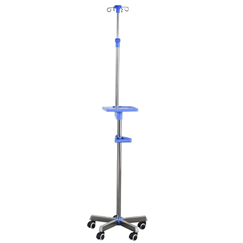 Adjustable Height Easy to Move Hospital Infusion Stand