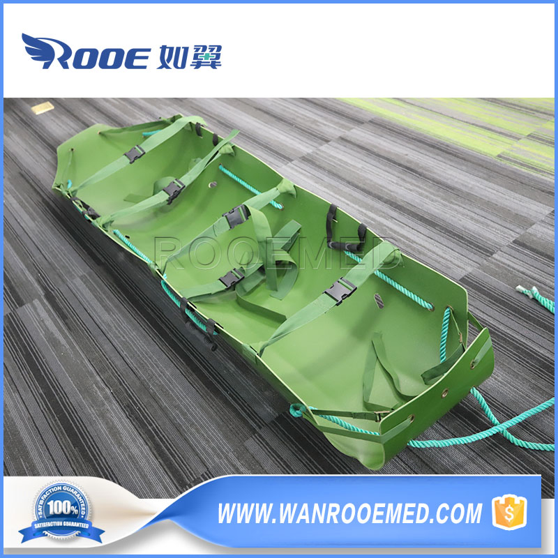 Ea-11c Mdical Emergency First Aid Plastic Roll Rescue Stretcher for Mountain Transport Rescue