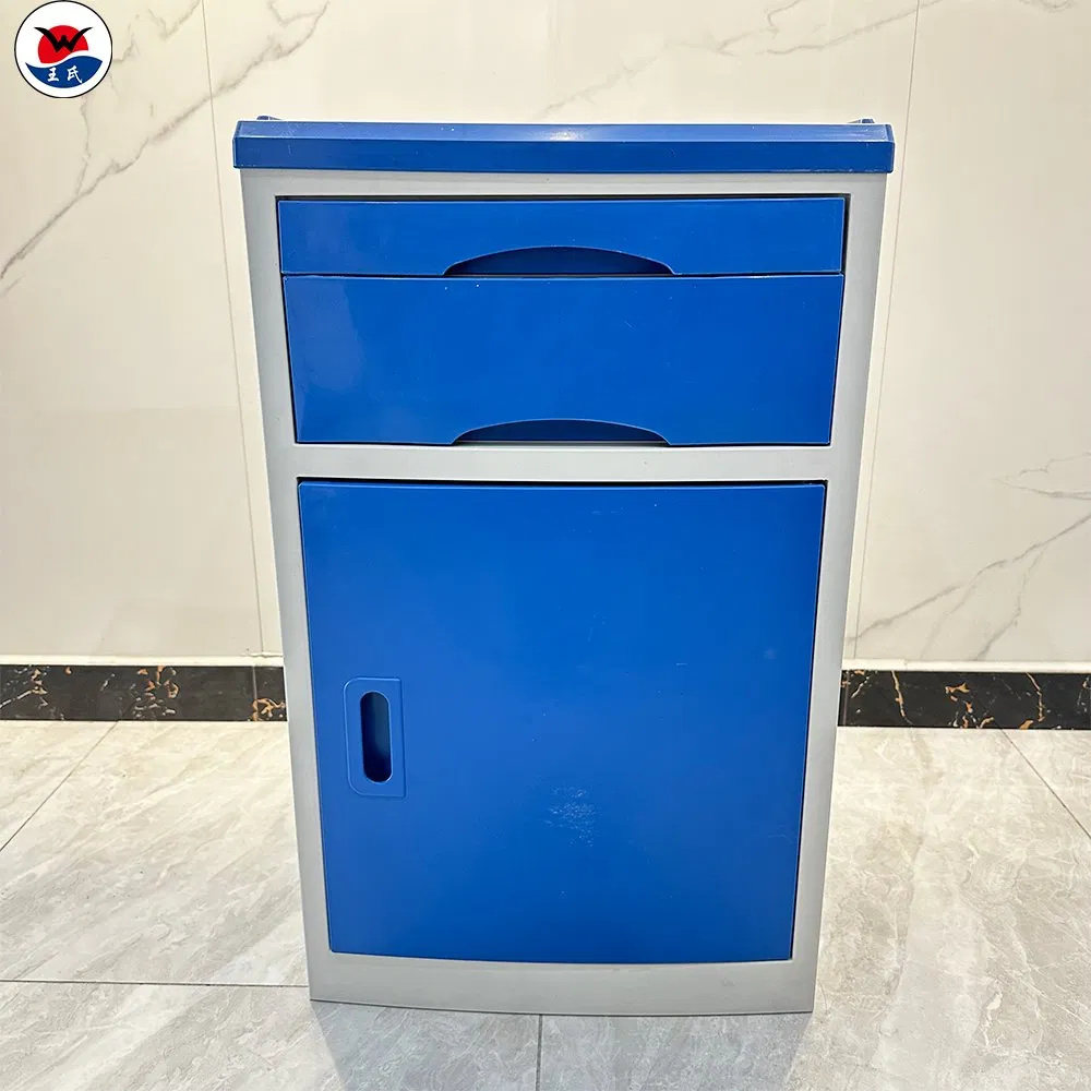 Factory Direct Sales Medical ABS Bedside Cabinet Hospital Durable Bedside Cabinet