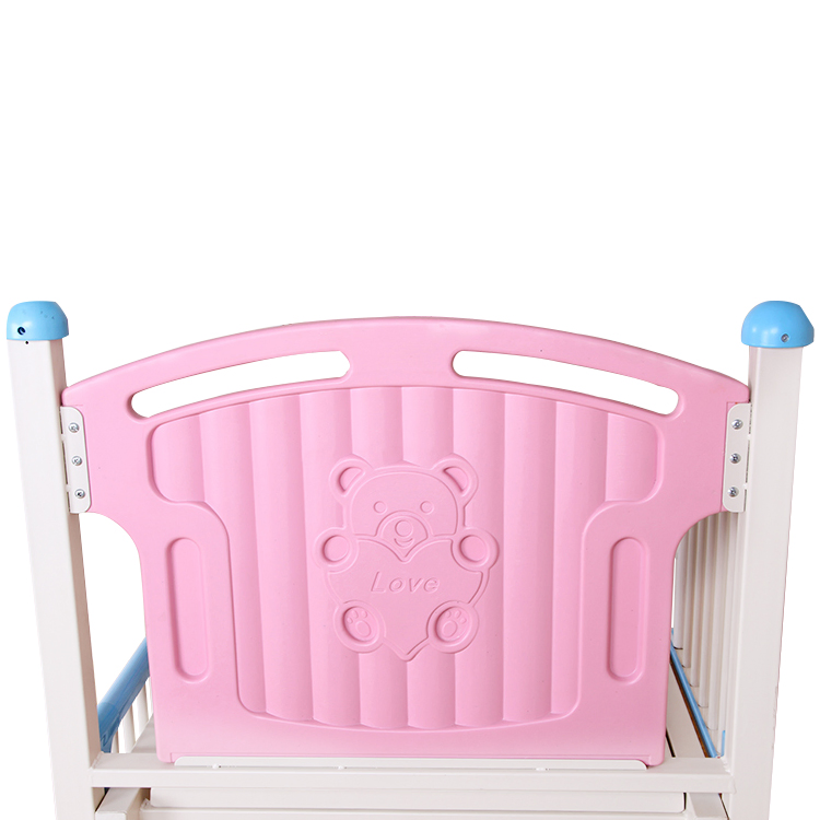 Portable Casters Newborn Medical Crib Steel Nursing Kids Pediatric Bed Babies Children Hospital Bed