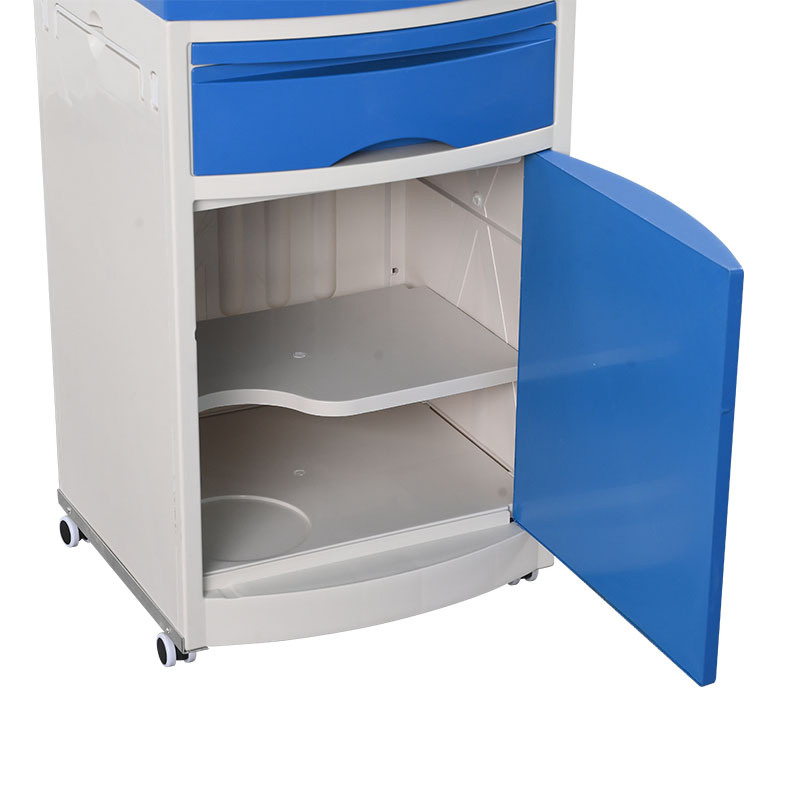 ABS Plastic Medical Storage Nightstand Hospital Bedside Locker Cabinet Manufacturer