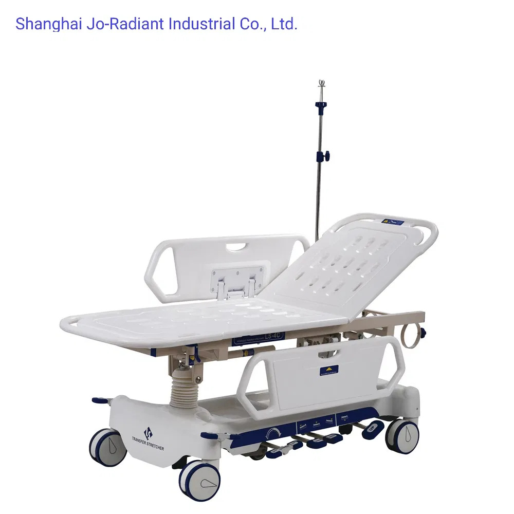 Medical Hydraulic Patient Stretcher Adjustable Trolley
