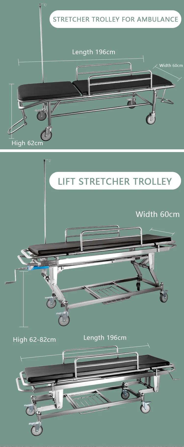Hospital Stretcher View 5