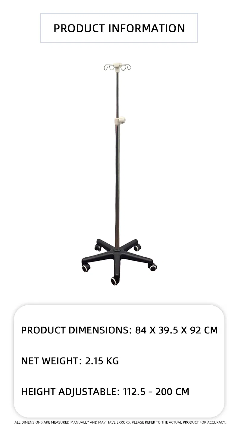 Mobile Medical IV Drip Stand