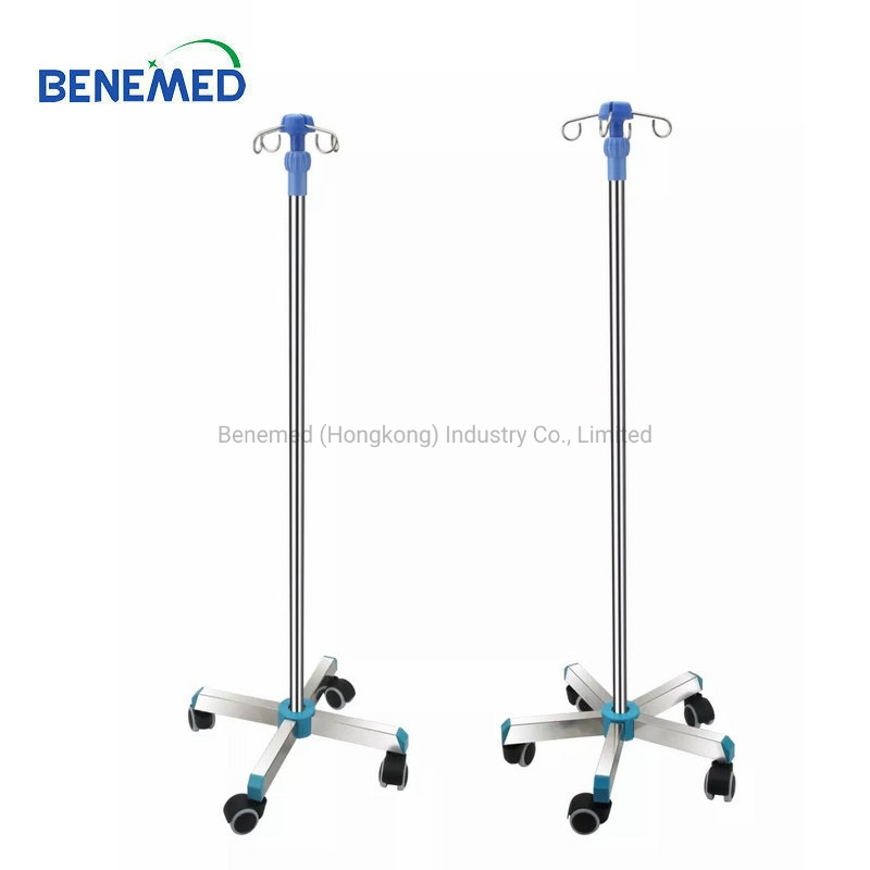 Hospital Medical Stand Adjustable Infusion Stand Convenient Durable Drip Stand