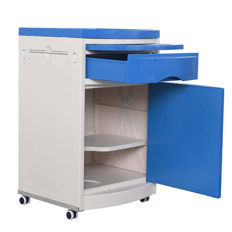 ABS Plastic Medical Storage Nightstand Hospital Bedside Locker Cabinet Manufacturer
