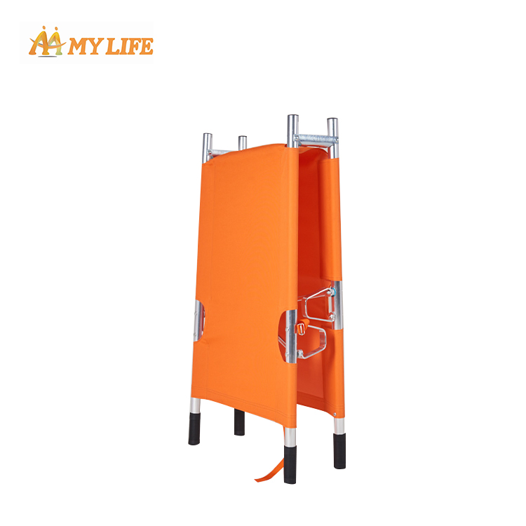 Portable Aluminum Alloy Stretcher Folding Stretcher Lightweight Emergency Foldable Stretcher for Medical and Rescure Use (TD01015)