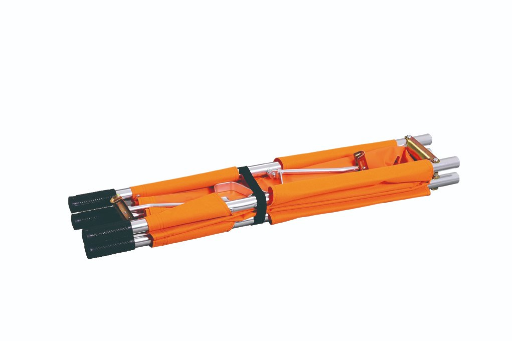 Portable Aluminum Alloy Stretcher Folding Stretcher Lightweight Emergency Foldable Stretcher for Medical and Rescure Use (TD01015)