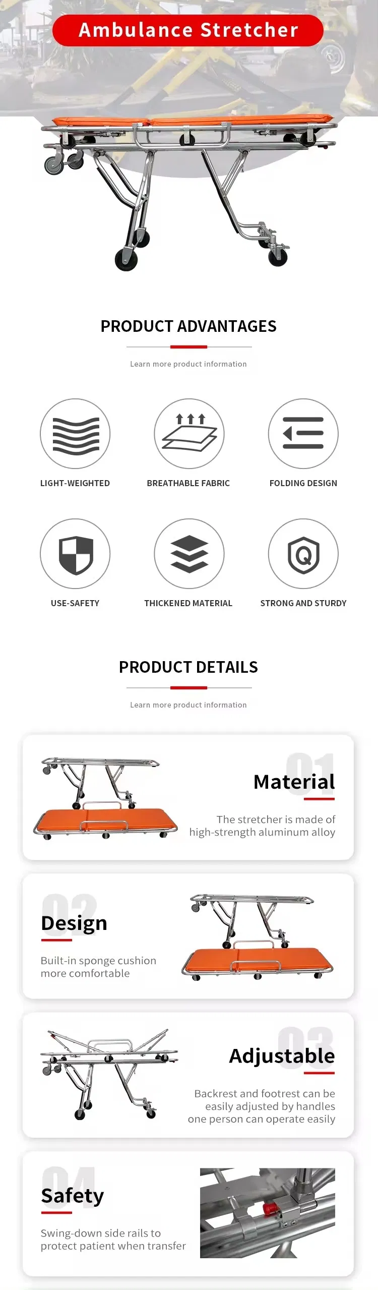 Ambulance Stretcher Details 1