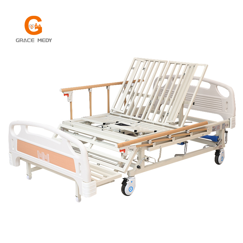 Zc03 Hospital Furniture Hospital Medical Nursing Home Care Bed Multi Function Nursing Bed
