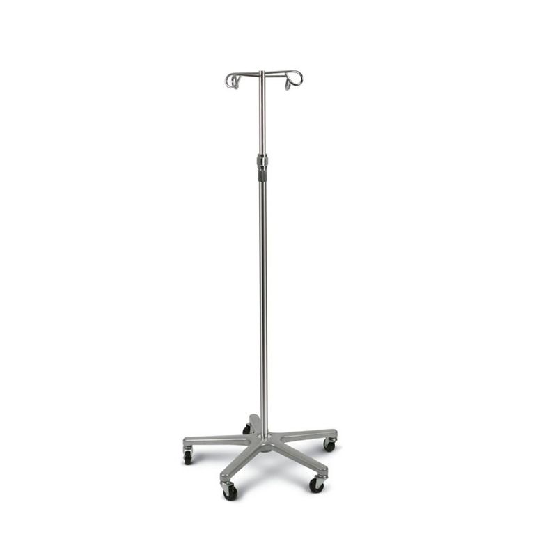 High Quality Medical Center Hospital Bed Stainless Steel Adjustable Infusion Stand IV Pole Machine