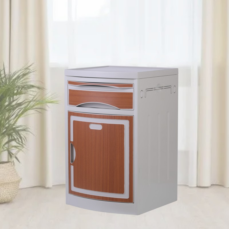 Hot Selling Medical Furniture ABS Material Hospital Bed Accessories Bedside Storage Cabinet