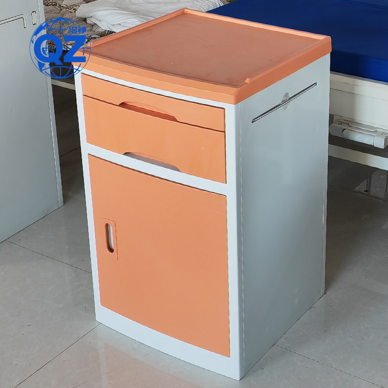 Hospital Furniture Medical Mobile Bedside Table Ward Nursing Hospital Cabinet with Drawer