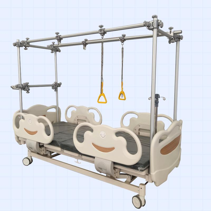 Luxury Full Medical Equipment Orthopedic Traction Hospital Beds with Rotating Rail