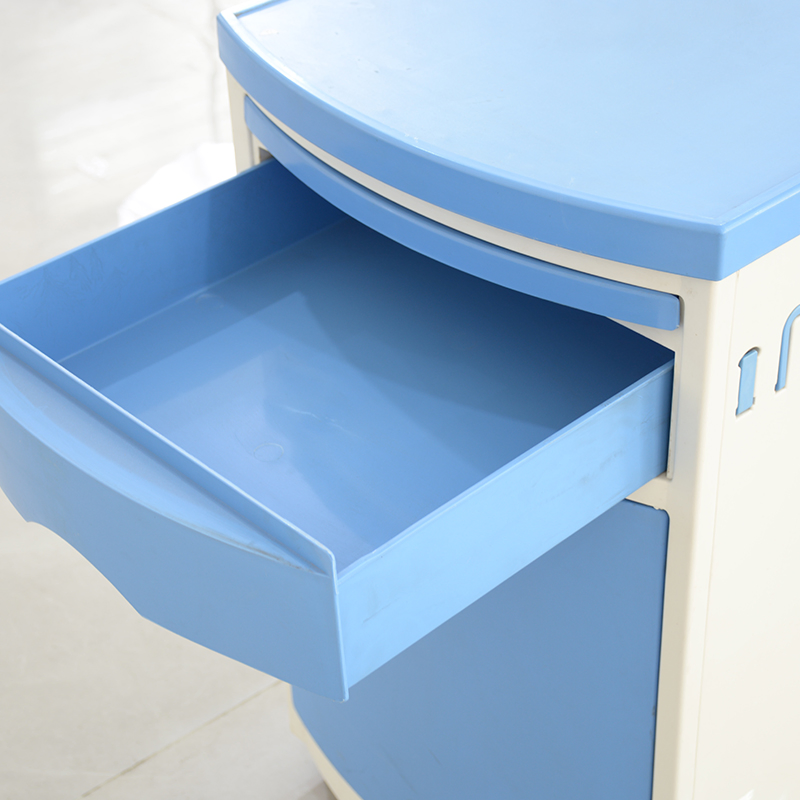 Factory Wholesale Medical Hospital Bedside Locker with Casters Mobile Bedside Cabinet