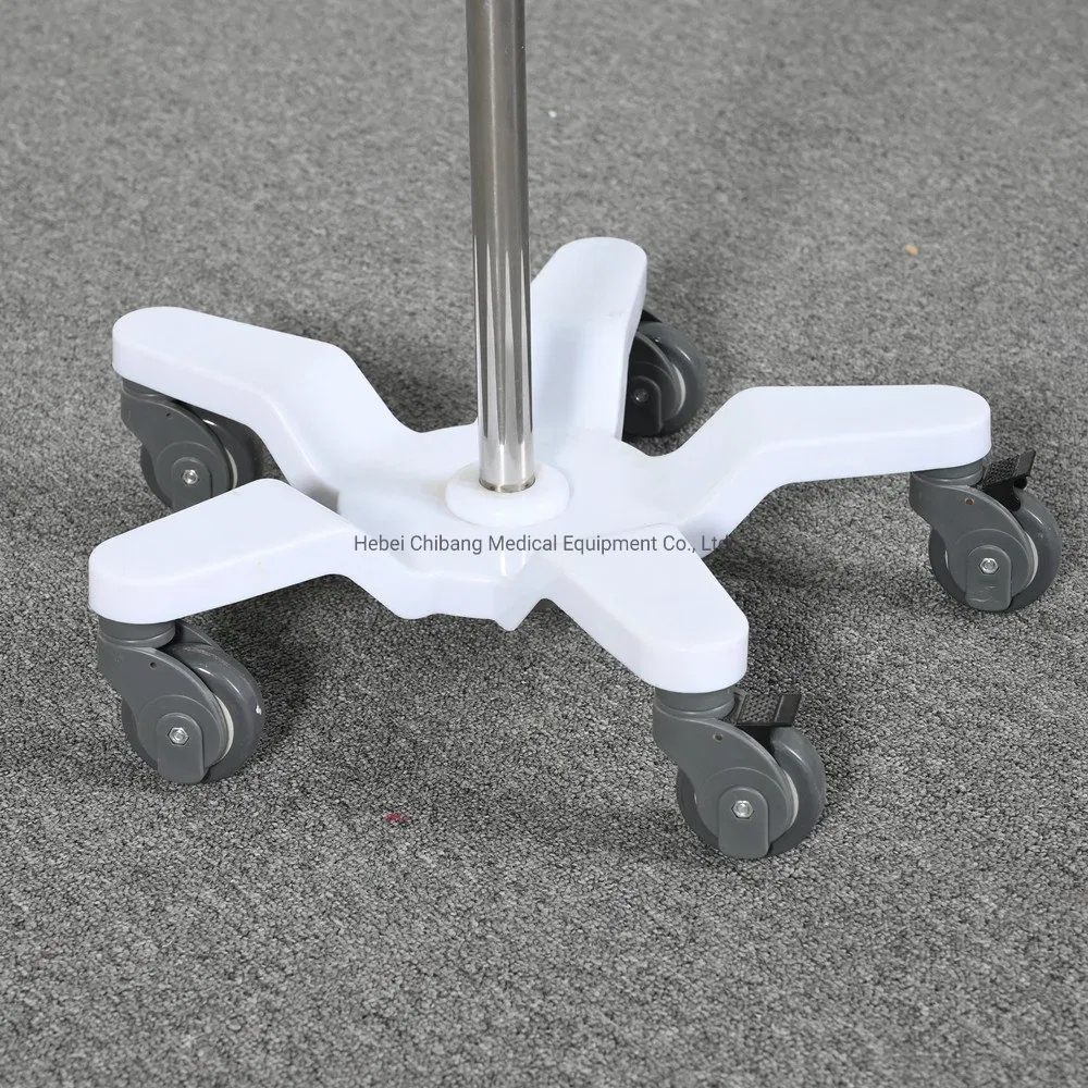 Hot Selling Infusion Pole 5 Wheels IV Stand with Brake for Patient
