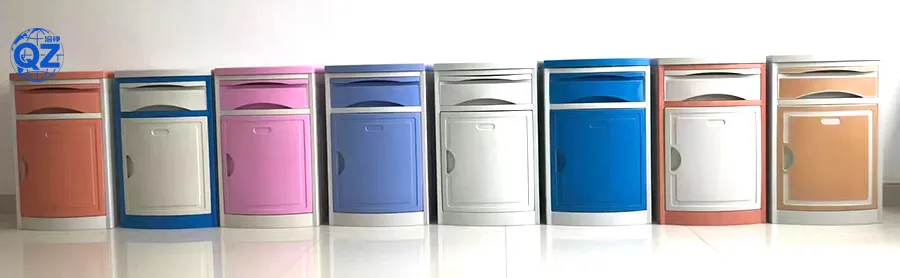 Hospital Furniture Medical Mobile Bedside Table