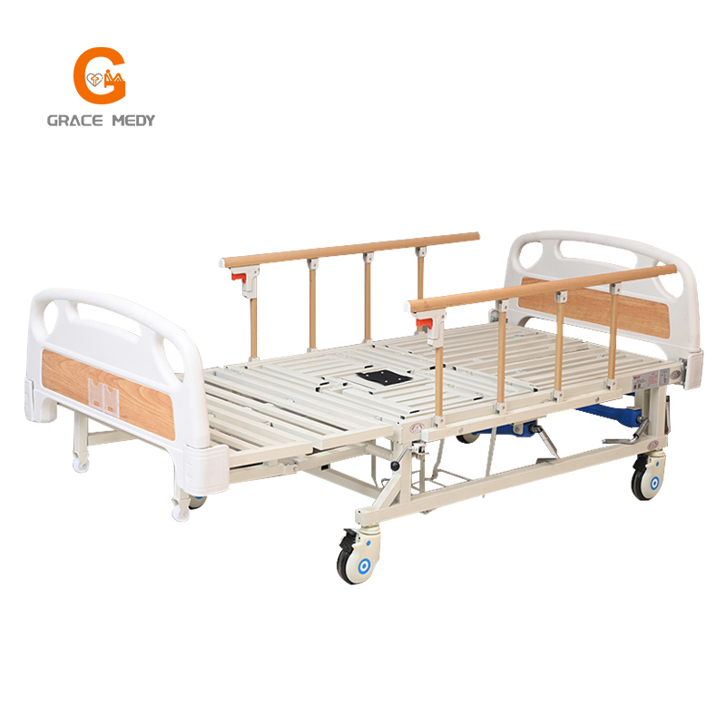 Zc03 Hospital Furniture Hospital Medical Nursing Home Care Bed Multi Function Nursing Bed