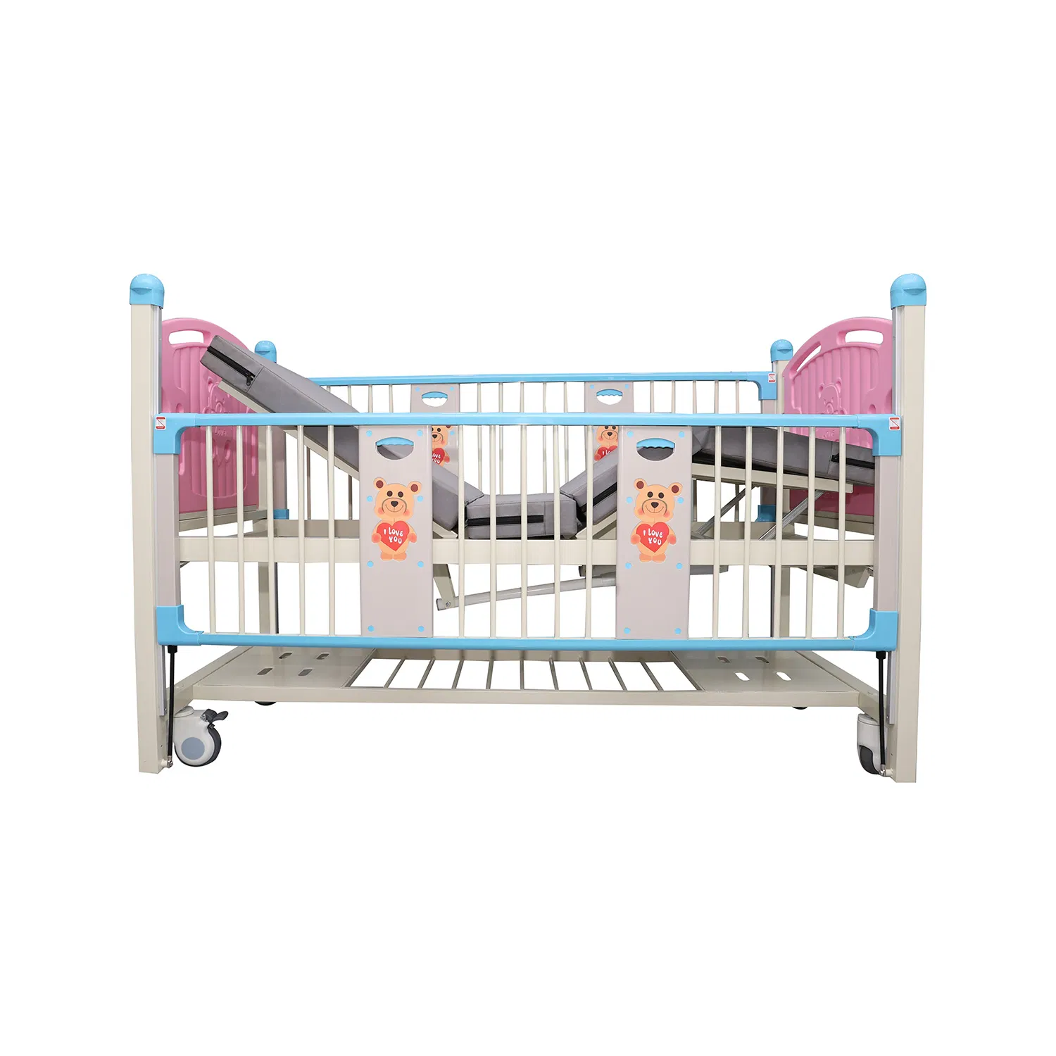 Pink One Function Medical Children Pediatric Hospital Bed