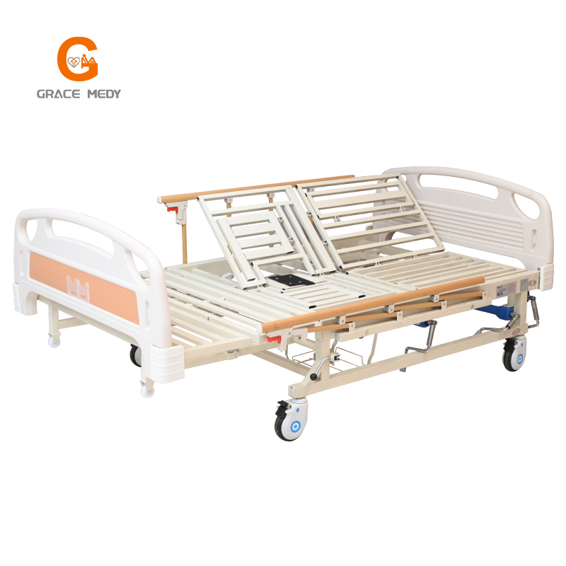 Zc03 Hospital Furniture Hospital Medical Nursing Home Care Bed Multi Function Nursing Bed