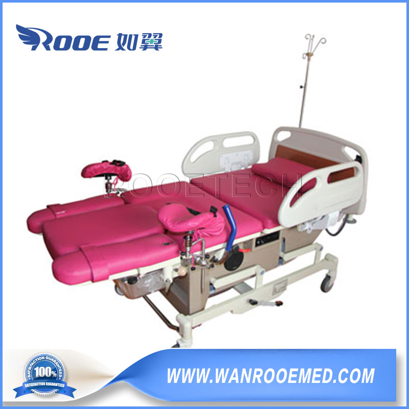 Aldr100A Multi-Function Hospital Electric Obstetric Delivery Birthing Gynecology Examination Bed