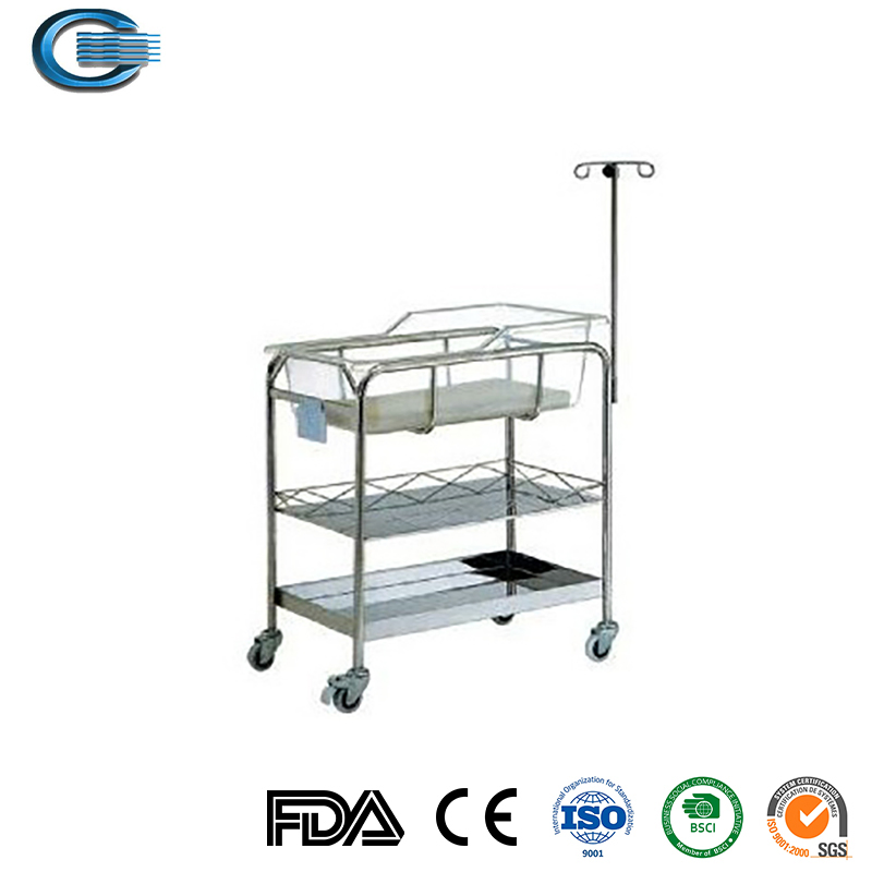 Huasheng Medical Hydraulic Medical Furniture Patient Trolley Stainless Steel Stretcher Trolley Prices