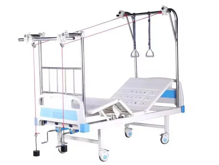 Double-Crank Orthopedic Traction Bed