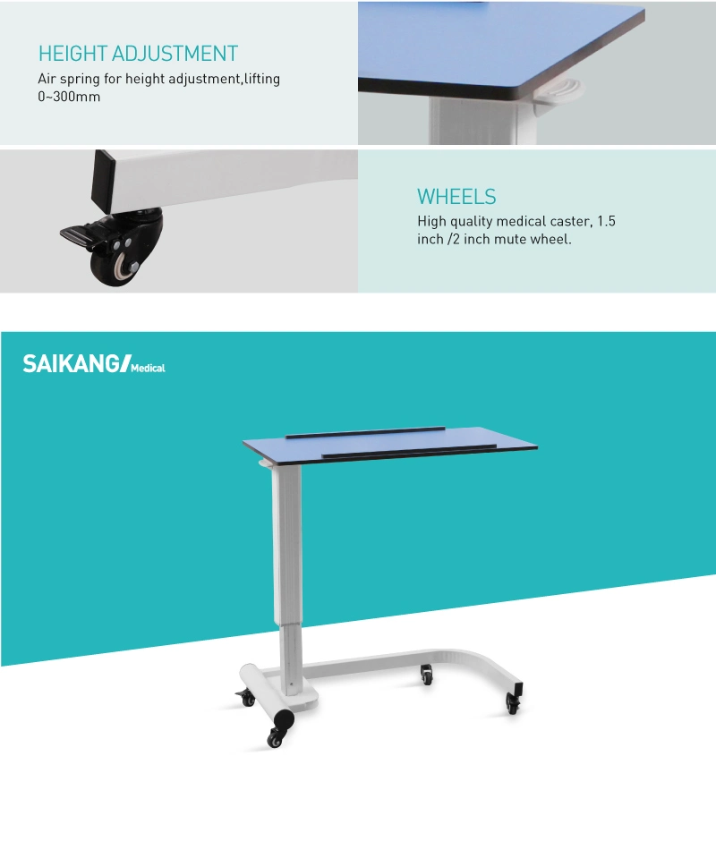 Skh242 U Type Hospital Overbed Table