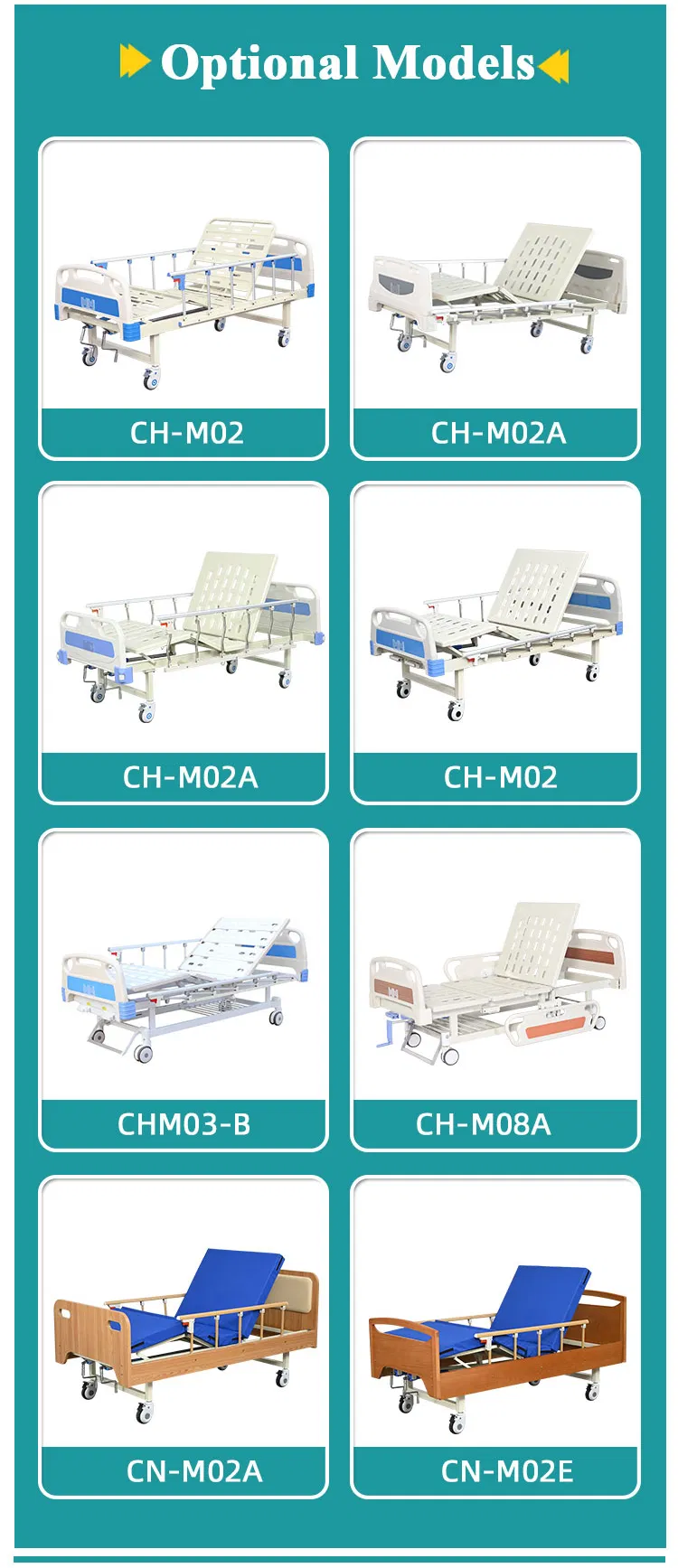 Hospital Nursing Bed Detail 6