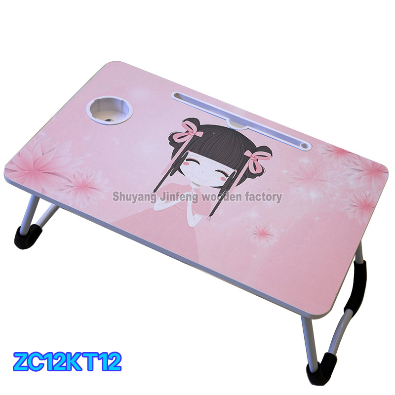 Overbed Table Home Furniture Foldable Laptop Table Computer Desk