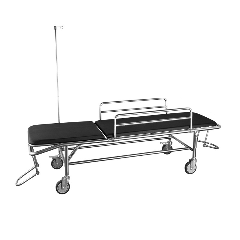 Sht Hospital Ss Mattress Transport Stretcher Emergency Patient Transfer Trolley Stretchers