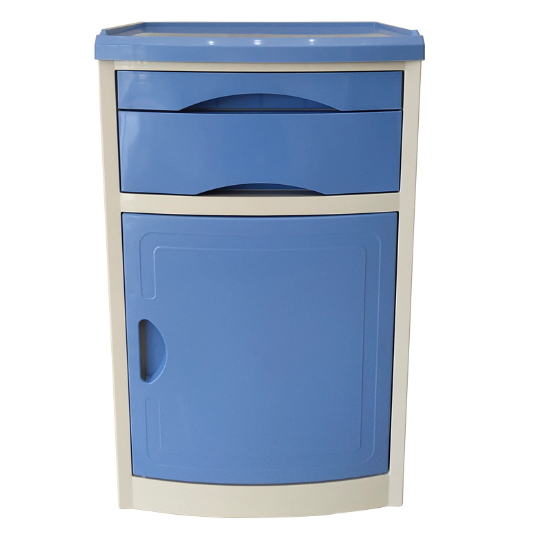 Hospital Bedside Cabinet with Drawers for Medical Storage